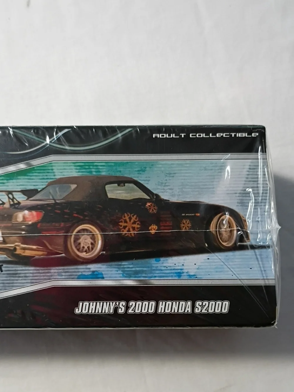 NIB Johnny's 2000 Honda S2000 Die-Cast Model Car - Black Fast & Furious Limited